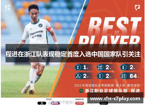 程进在浙江队表现稳定首度入选中国国家队引关注